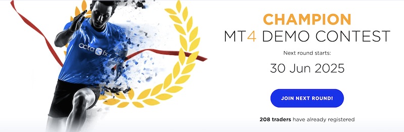 OctaFX Launches June 2025 Champion MT4 Demo Contest with $1,000 in Withdrawable Prizes